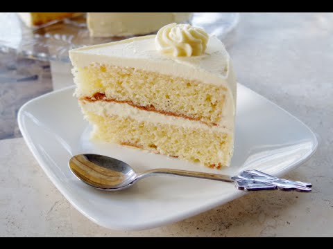 Vegan Vanilla Cake with Layers and Frosting Recipe